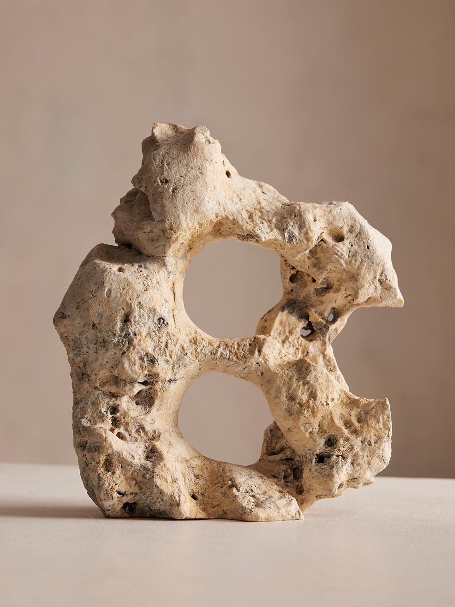 Anderson Sculptural Object, White Marble
