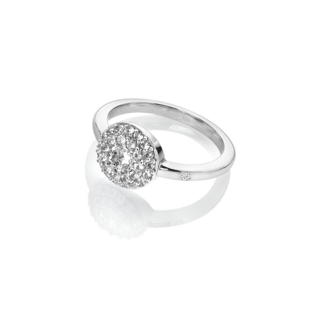 Hot Diamonds Forever White Topaz Ring Size: Q