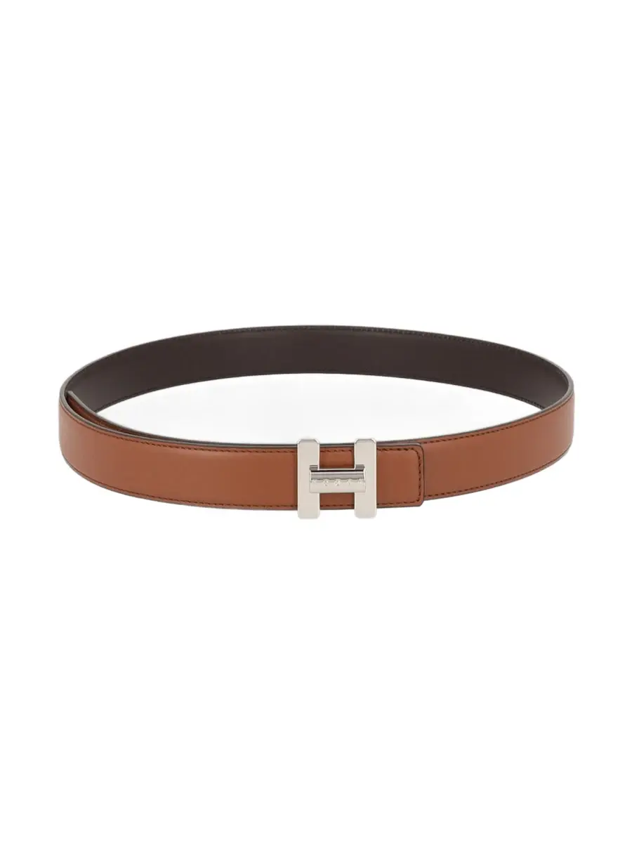 Leather T-Buckle Belt