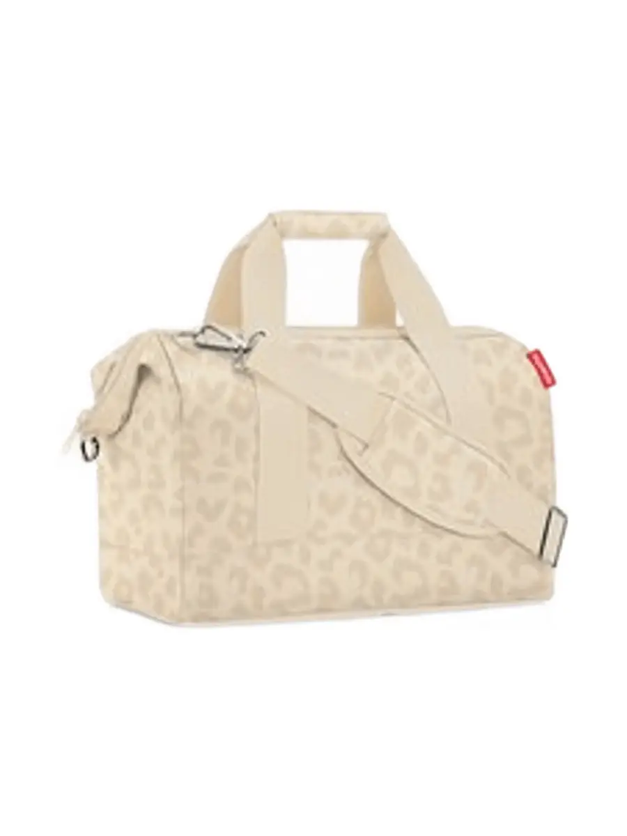 Allrounder Reisetasche M, Gepunktet, Beige, Recycelt