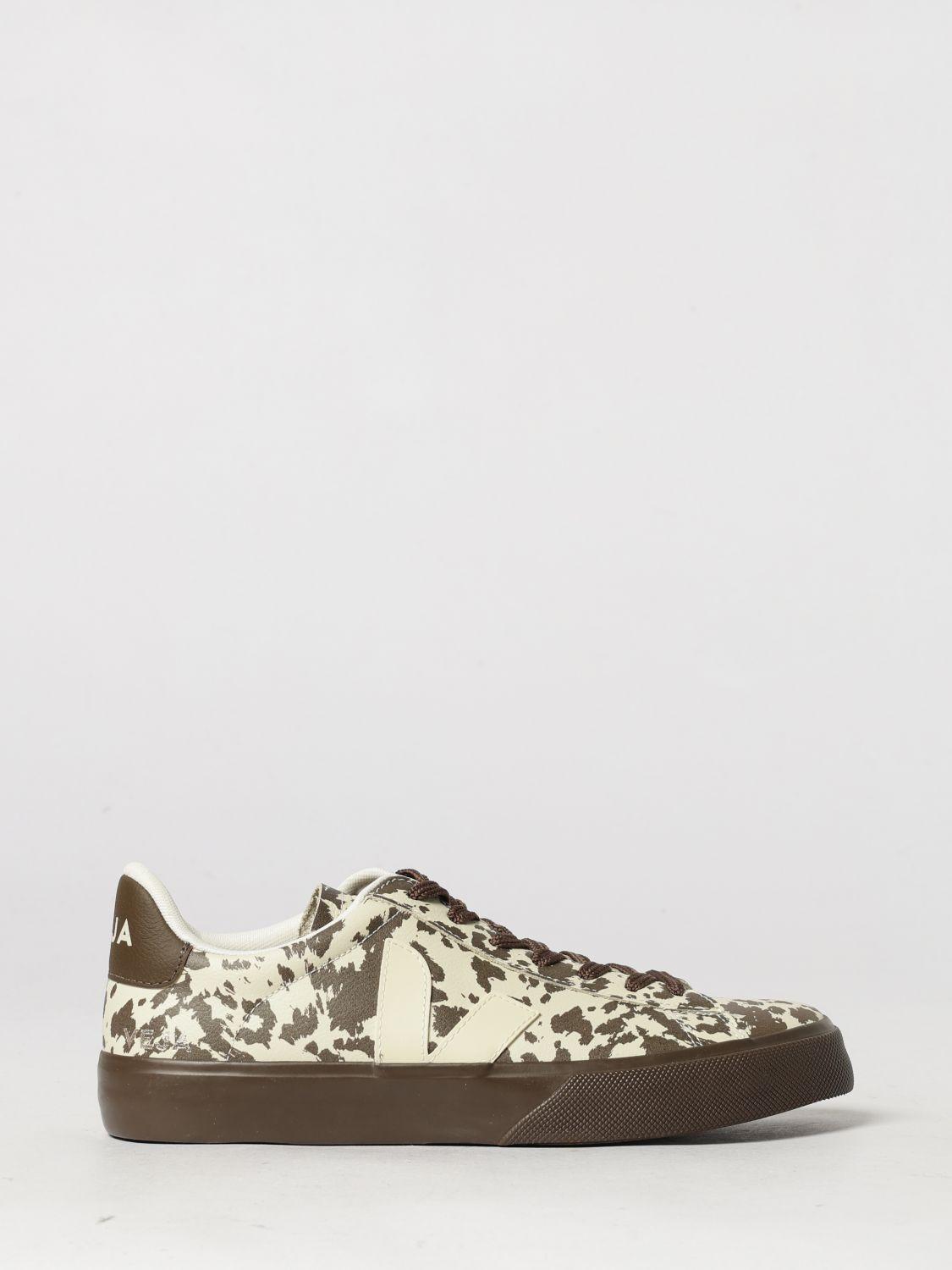 Campo Leather Low-Top Sneakers with Animalier Logo